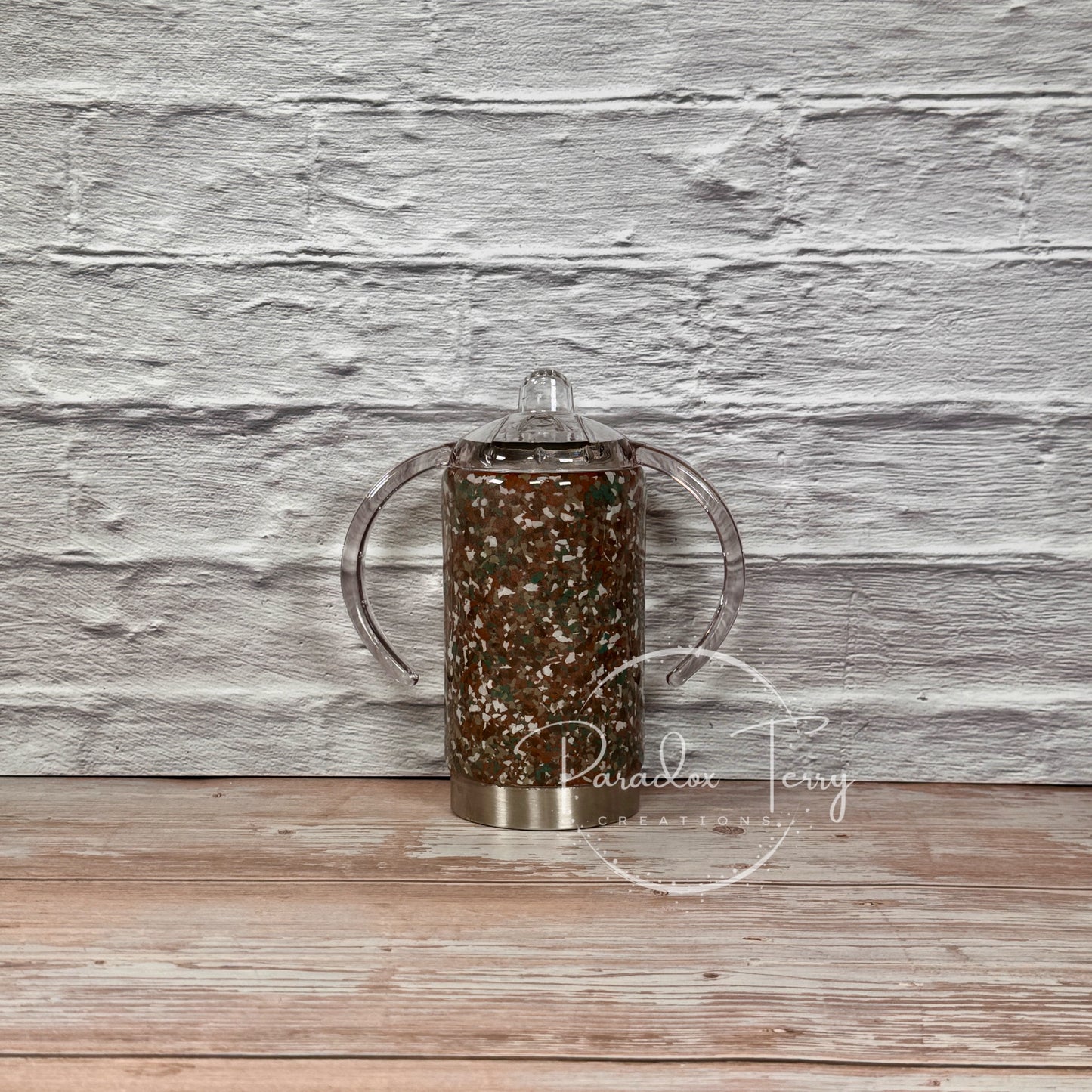 Deer & Camo 12 oz. Sippy (Adaptive Drinking) Tumbler