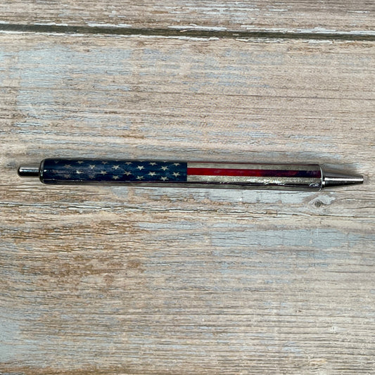 American Flag Weathered Pen
