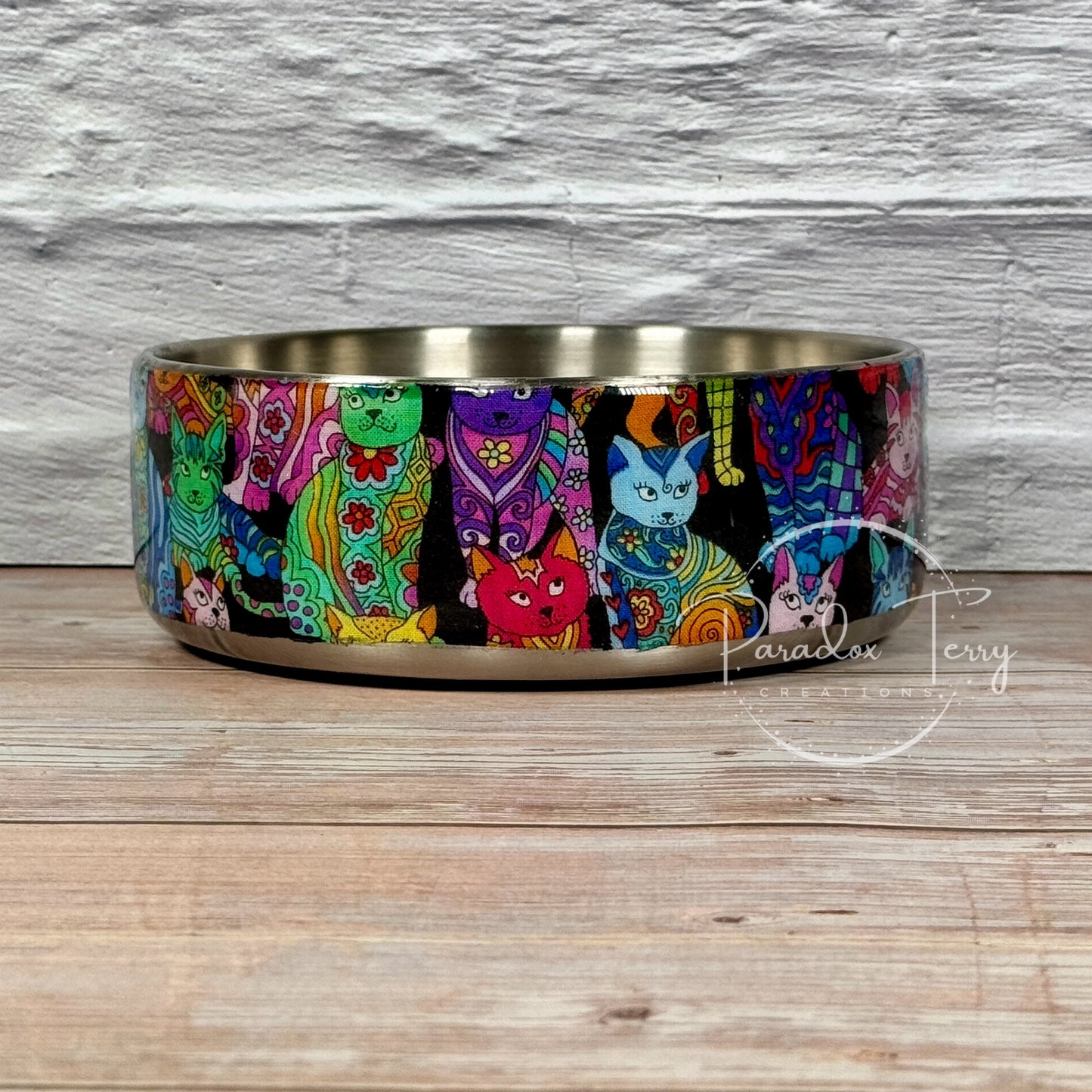 12 oz. Insulated Bowl-Colorful Cats