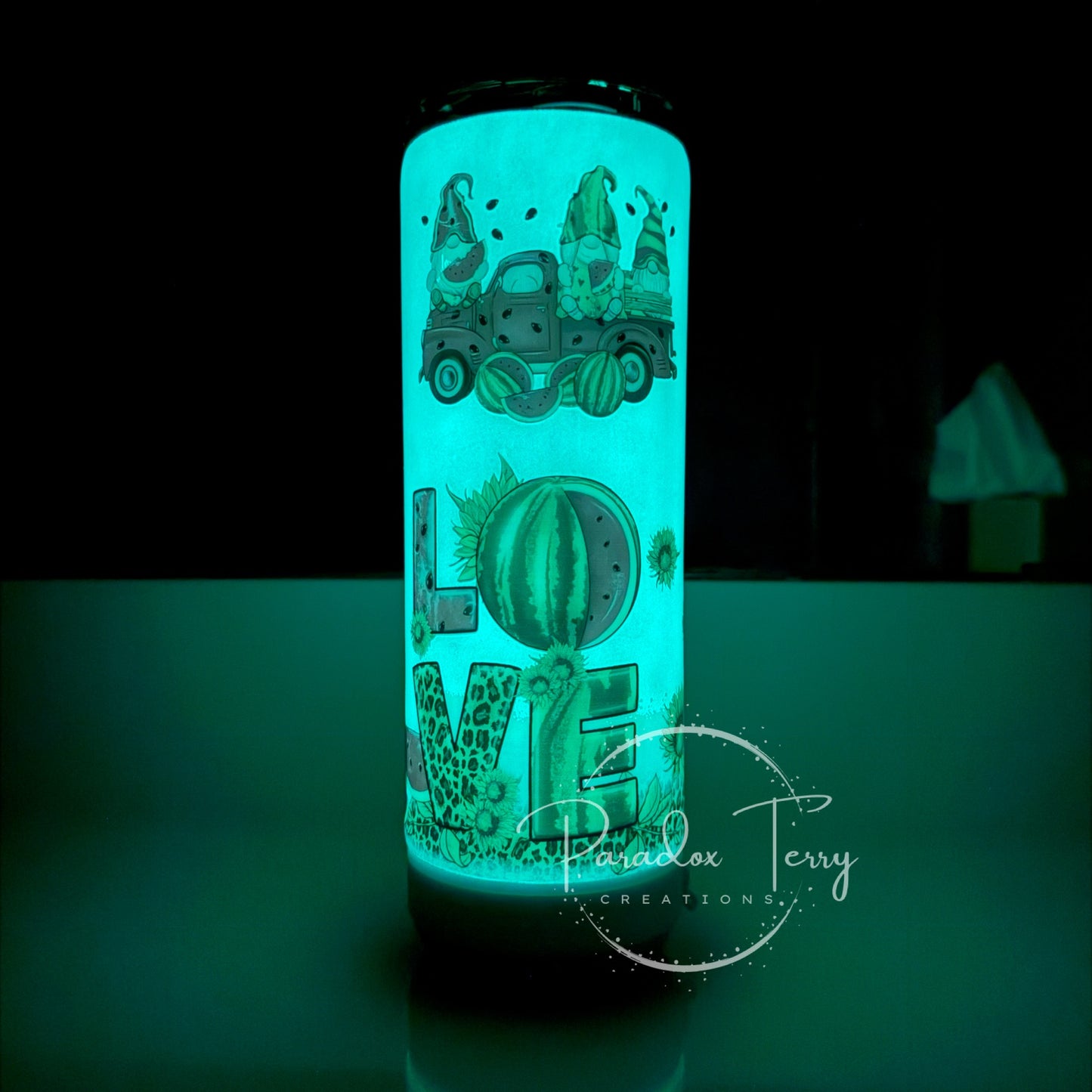 20 oz. Sweet Summertime Glow-In-The-Dark Speaker Tumbler