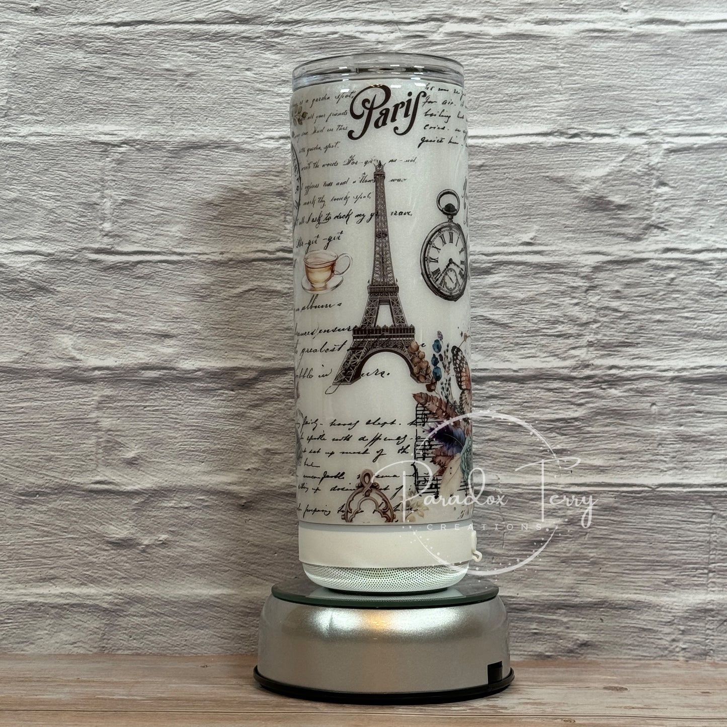 Paris Memories Glow-In-The-Dark Speaker Tumbler