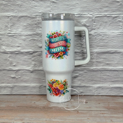 40 oz.  Travel Mug- World’s Best Mom
