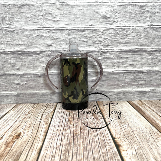 Camo 12 oz. Sippy (Adaptive Drinking) Tumbler