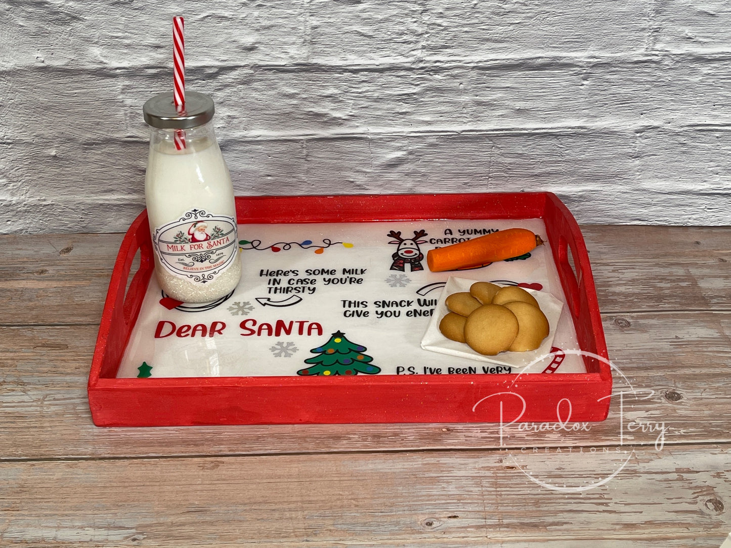 Santa Milk Bottle