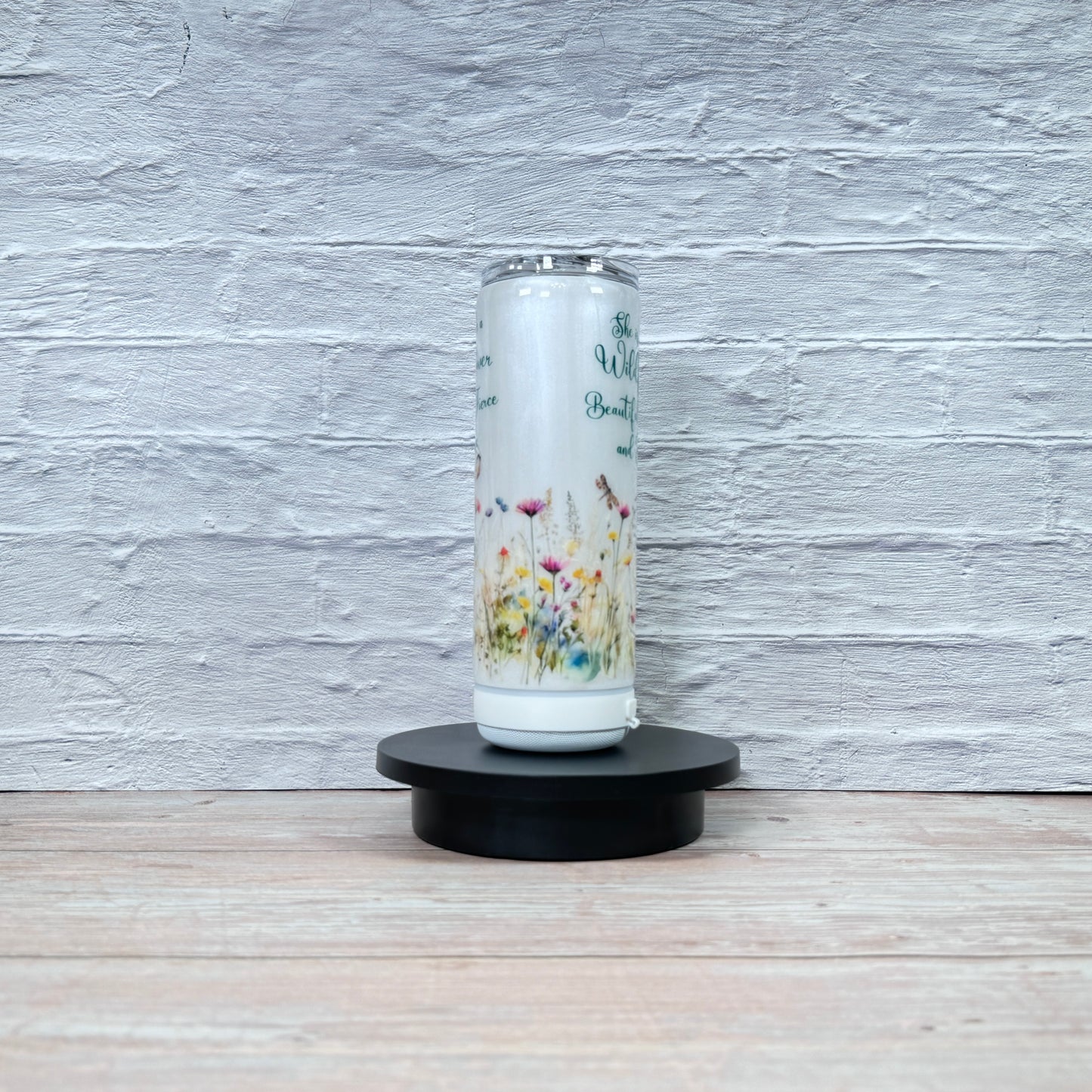 She’s Like A Wildflower Glow-In-The-Dark 20 oz. Speaker Tumbler