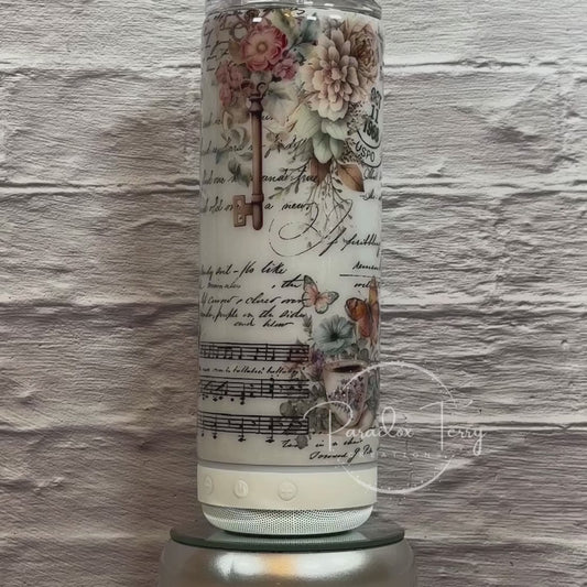 Paris Memories Glow-In-The-Dark Speaker Tumbler