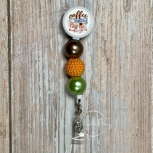 Coffee Loading Badge Reel