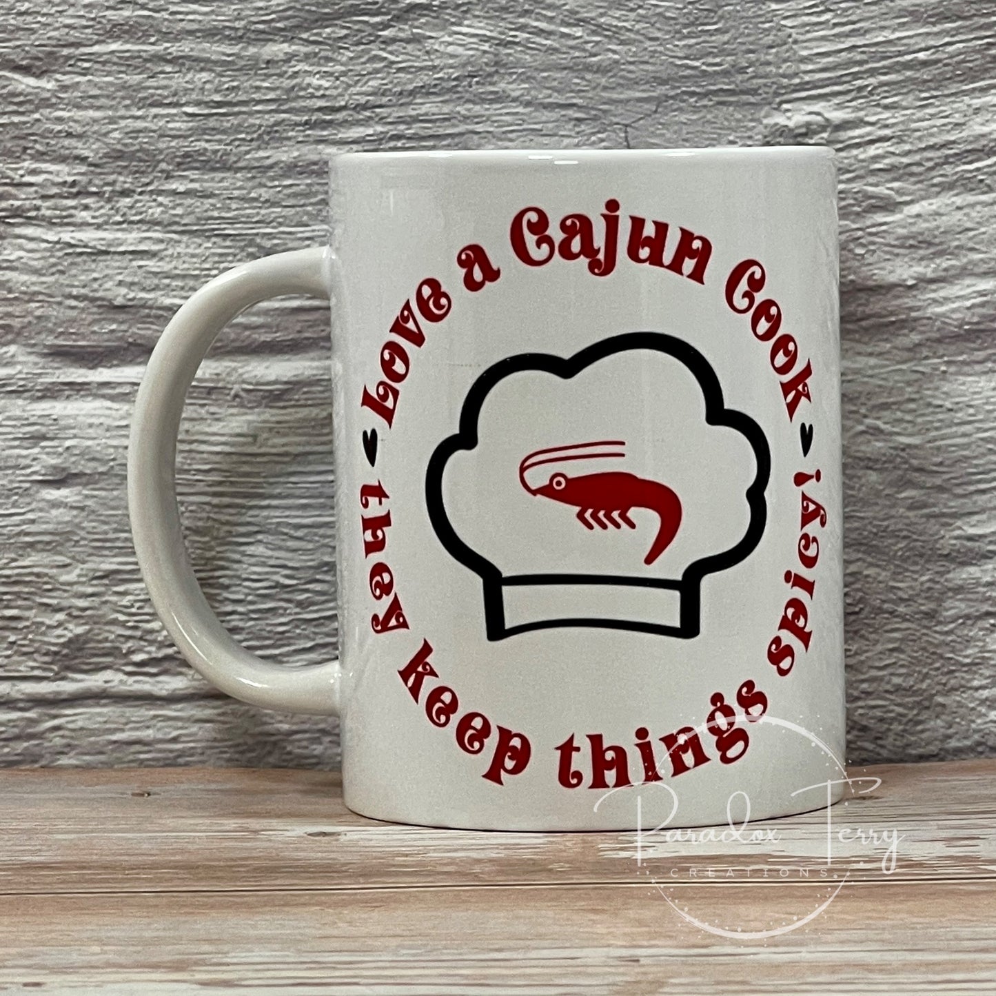 Love A Cajun Cook Crawfish Mug